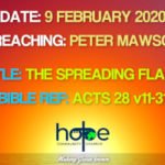 Sunday 9 February 2020 | Peter Mawson | The Spreading Flame