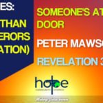 Sunday 28 June 2020 | Peter Mawson | Someone’s At The Door