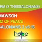 Sunday 25 October 2020 | Peter Mawson | The Lord Of Peace