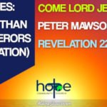 Sunday 11 April 2021 | Peter Mawson | Come Lord Jesus