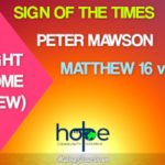 Sunday 10 April 2022 | Peter Mawson | Sign Of The Times