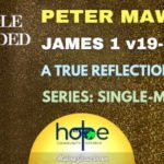 Sunday 24 July 2022 | Peter Mawson | A True Reflection