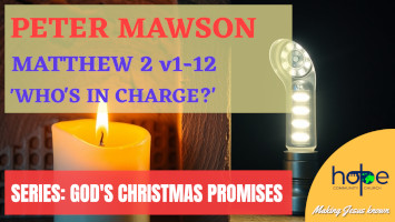 Sunday 15 December 2024 | Peter Mawson | ‘Who’s In Charge?’