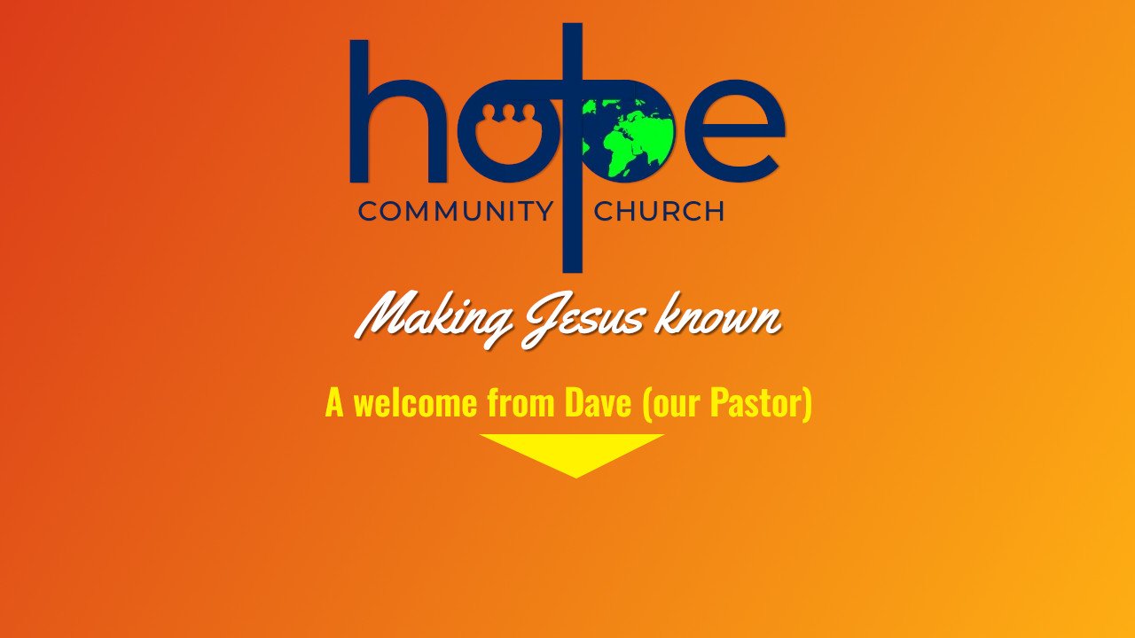 Watch our welcome video